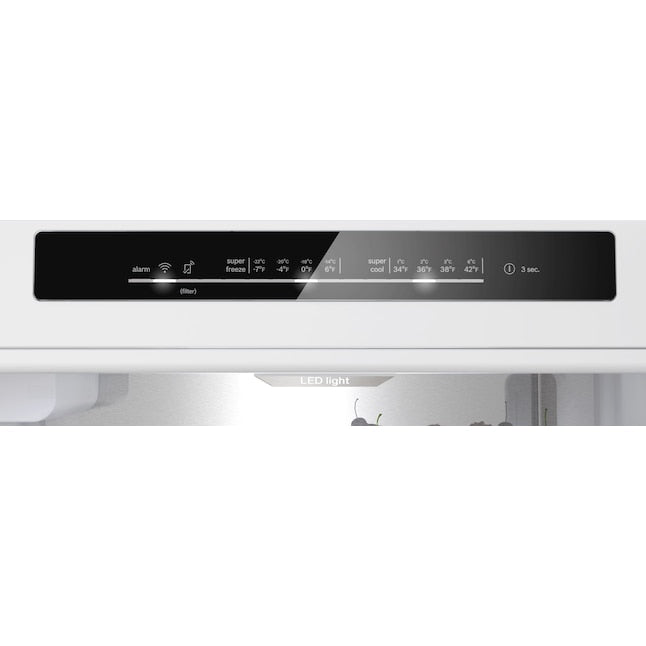 Bosch 800 Series 12.8-cu ft Counter-Depth Built-In Bottom-Freezer Refrigerator with Ice Maker ( Stainless Steel ) ENERGY STAR Certified