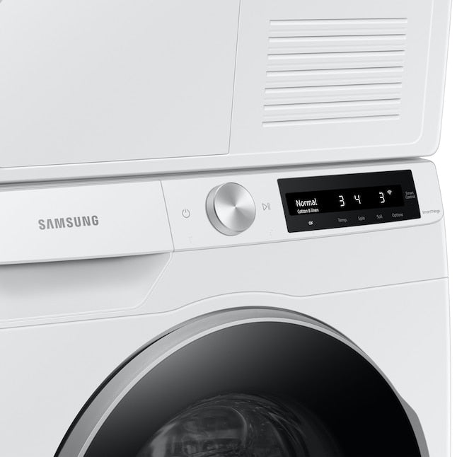 Samsung 4-cu ft Stackable Ventless Heat Pump Electric Dryer ( White ) Energy Star Certified