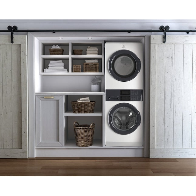 Electrolux LuxCare Wash Stacked Laundry Center with 4.4-cu ft Front load Washer and Electric 8-cu ft Dryer (ENERGY STAR)