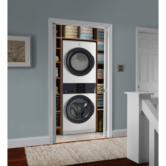 Electrolux LuxCare Wash Stacked Laundry Center with 4.4-cu ft Front load Washer and Electric 8-cu ft Dryer (ENERGY STAR)