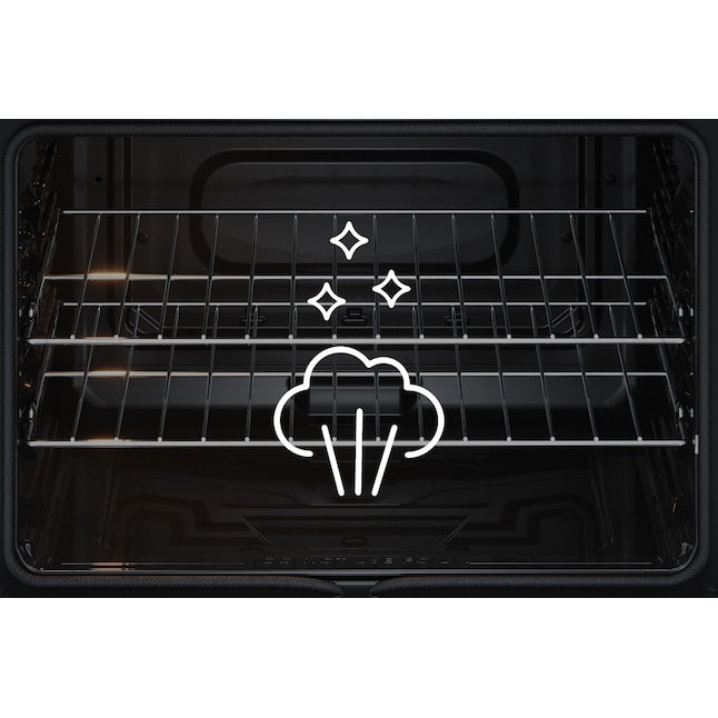Frigidaire 30-in 5 burners 5.1-cu ft Slide-In Natural Gas Range ( Stainless steel )