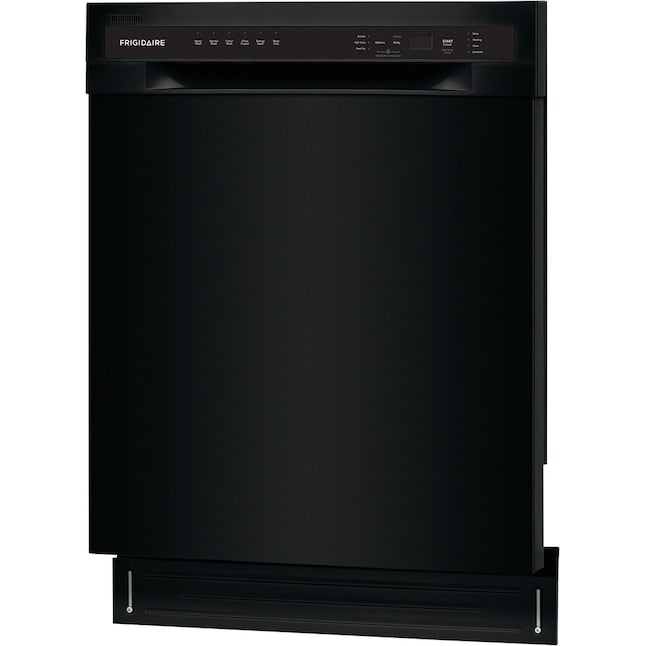 Frigidaire Stainless Steel Tub 24-in Front Control Built-in Dishwasher ( Black ) ENERGY STAR, 52-Decibel Standard Sound Level