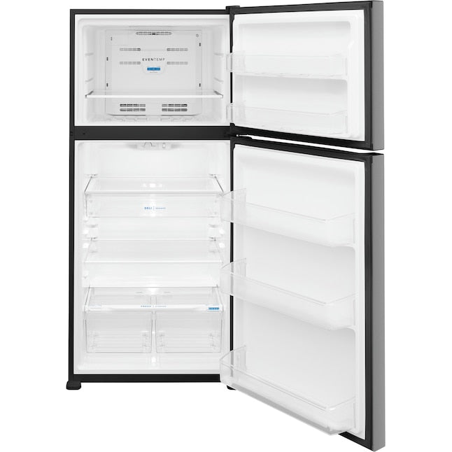 Frigidaire 20-cu ft Top-Freezer Refrigerator ( Stainless Steel ) Garage Ready ENERGY STAR Certified