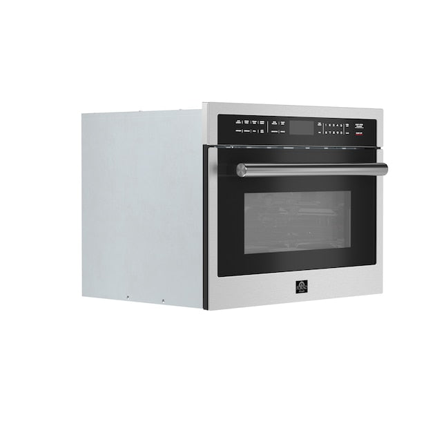 FORNO Oliena 1.6-cu ft 1000 -Watt 23.4-in Built-In Microwave with Sensor Cooking Controls ( Stainless Steel )