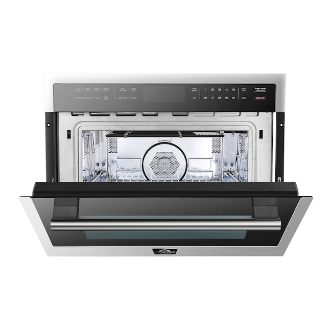 FORNO Oliena 1.6-cu ft 1000 -Watt 23.4-in Built-In Microwave with Sensor Cooking Controls ( Stainless Steel )