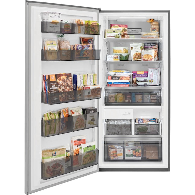 Frigidaire Professional 18.9-cu ft Frost-free Upright Freezer ( Smudge-Proof Stainless Steel ) ENERGY STAR Certified