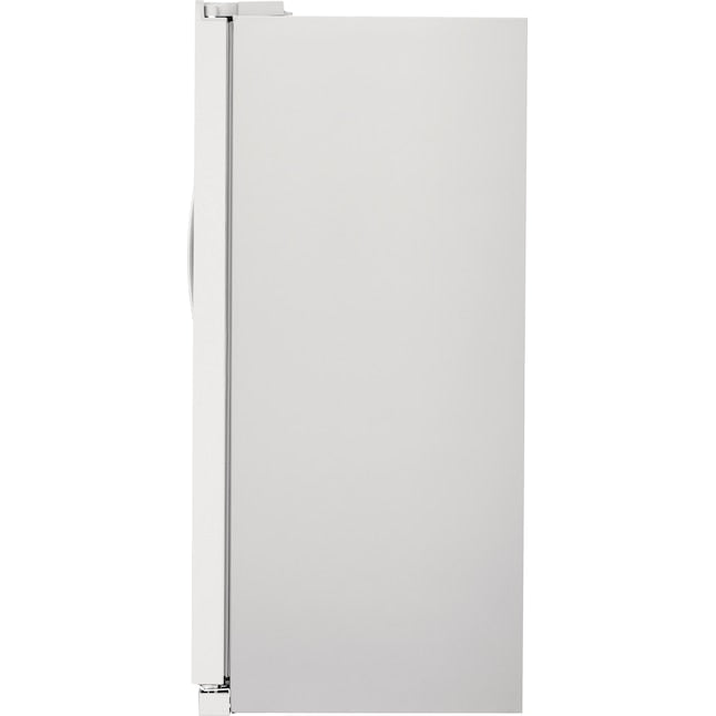 Frigidaire 22.3-cu ft Side-by-Side Refrigerator with Ice Maker ,Water and Ice Dispenser ( White ) ENERGY STAR Certified
