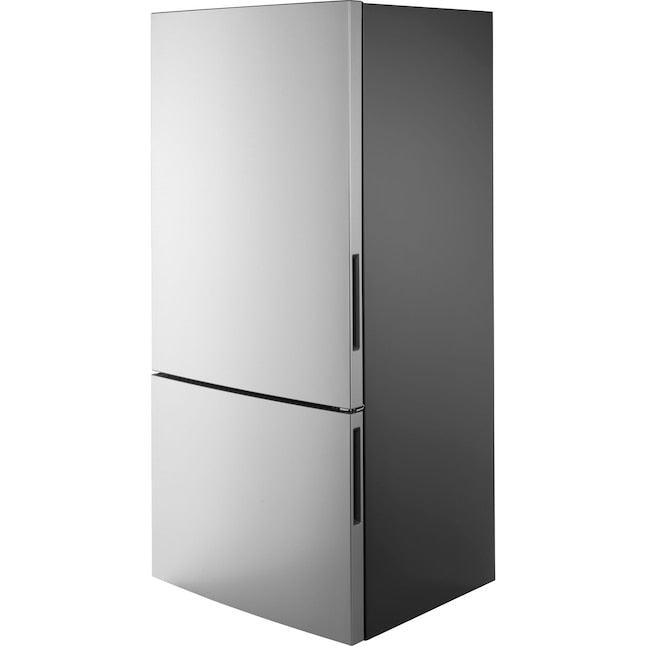 GE 17.7-cu ft Counter-Depth Bottom-Freezer Refrigerator Stainless Steel ) ENERGY STAR Certified