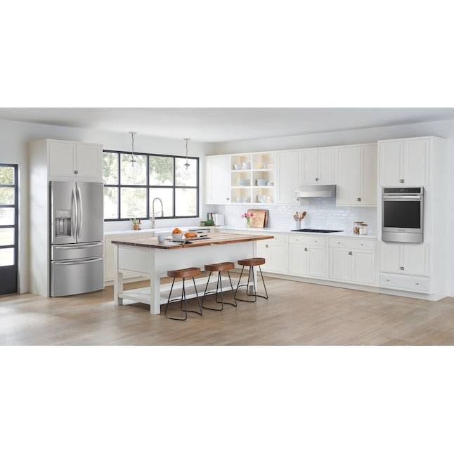 Frigidaire Gallery 24 inch Single Electric Wall Oven with Air Fry True Convection and Self + Steam Cleaning ( Fingerprint Resistant Stainless Steel )