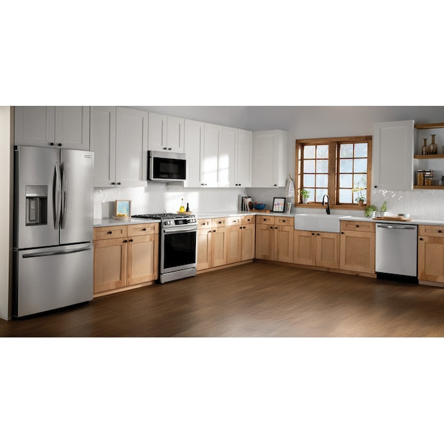 Frigidaire Gallery CleanBoost 24-in Top Control Built-in Dishwasher With Third Rack ( Fingerprint Resistant Stainless Steel ) ENERGY STAR, 47-Decibel Very Quiet Sound Level