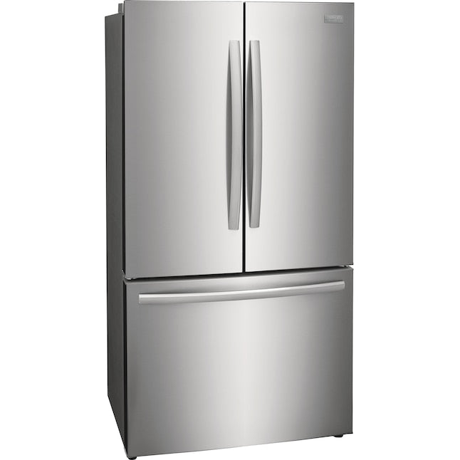 Frigidaire Gallery Counter-Depth 23.3-cu ft 3 -Door French Door Refrigerator with Ice Maker with Water Dispenser ( Fingerprint Resistant Stainless Steel ) ENERGY STAR Certified