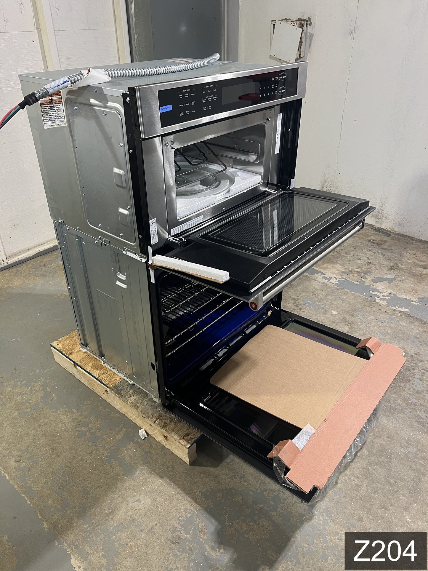 KitchenAid 30 inch Self-cleaning Microwave Wall Oven Combo ( Stainless Steel )