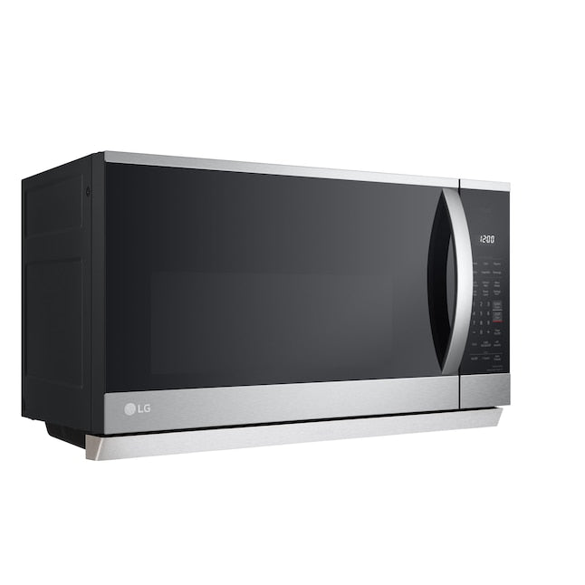 LG 2.1-cu ft 29.88-in Over-the-Range Microwave with Sensor Cooking ( PrintProof Stainless Steel )