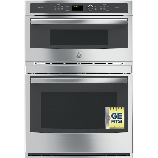 GE Profile 30 inch Self-cleaning Microwave Wall Oven Combo ( Stainless steel )