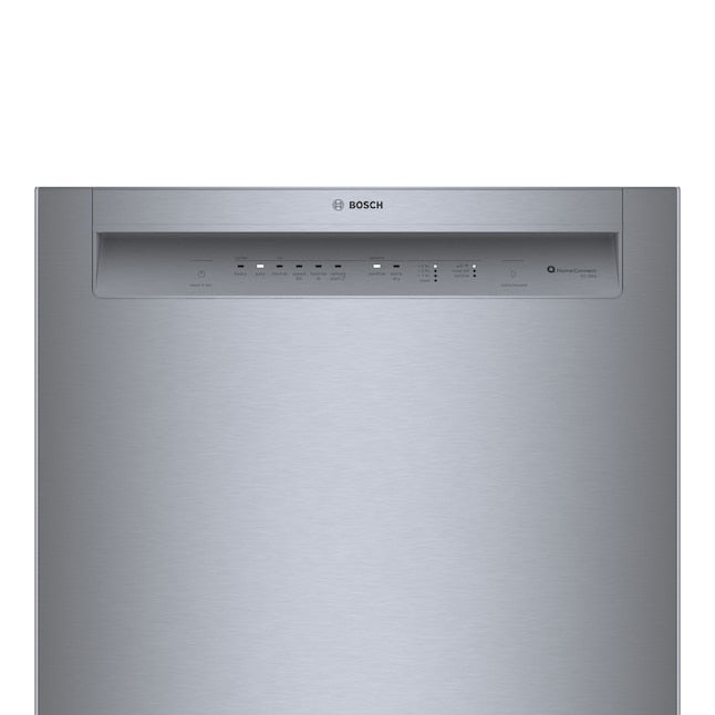 Bosch 100 Series 24-in Front Control Built-in Dishwasher ( Stainless steel ) , 50-Decibel Very Quiet Sound Level