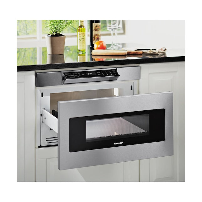 Sharp 30-in 1.2-cu ft 950 -Watt Low Profile Microwave Drawer ( Stainless Steel )