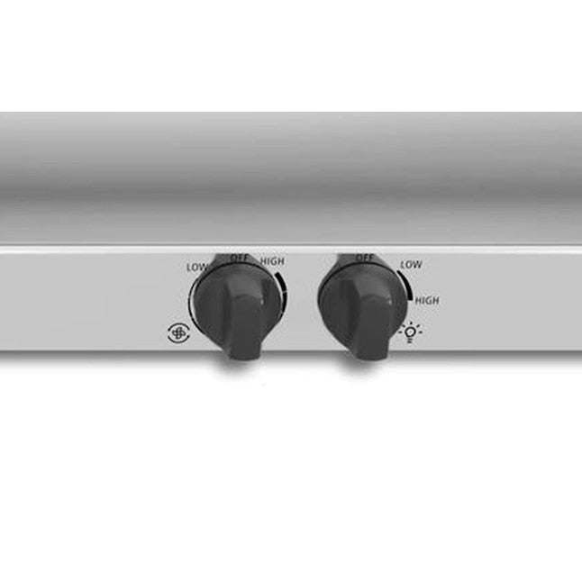 Whirlpool 36 inch Convertible 225.0-CFM Recirculating Stainless steel Under Cabinet Range Hood with Charcoal Filter