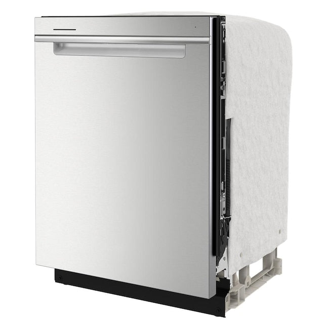 Whirlpool Eco Series Large Capacity 24-in Top Control Built-in Dishwasher With Third Rack ( Fingerprint Resistant Stainless Steel ) , 47-Decibel Very Quiet Sound Level