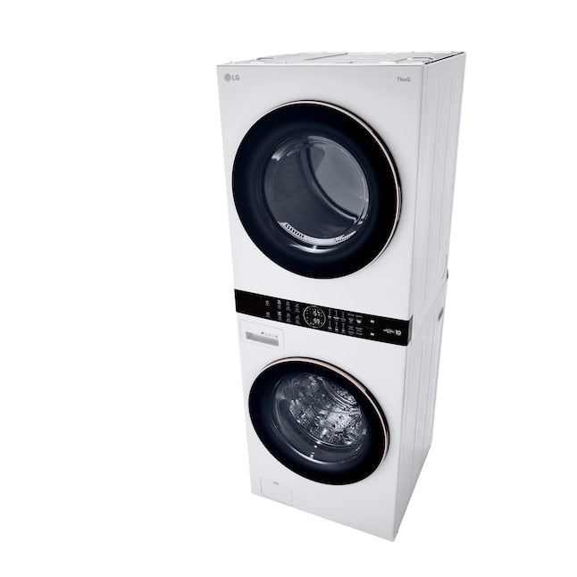 LG WashTower Stacked Laundry Center with 4.5-cu ft Front load Washer and Gas 7.4-cu ft Dryer (ENERGY STAR)