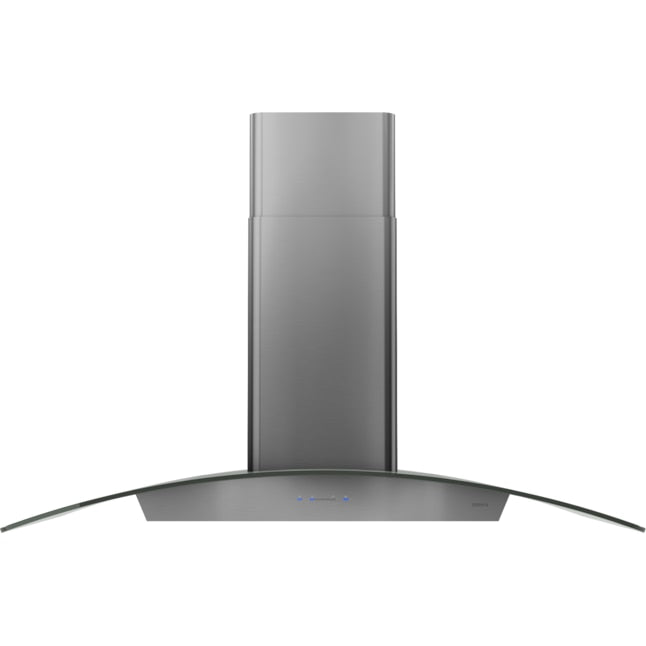Zephyr 36 inch Convertible 600-CFM Black Stainless Steel Island Range Hood