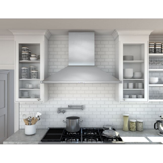 Zephyr 48 inch Ducted 1200-CFM Stainless Steel Wall-Mounted Range Hood