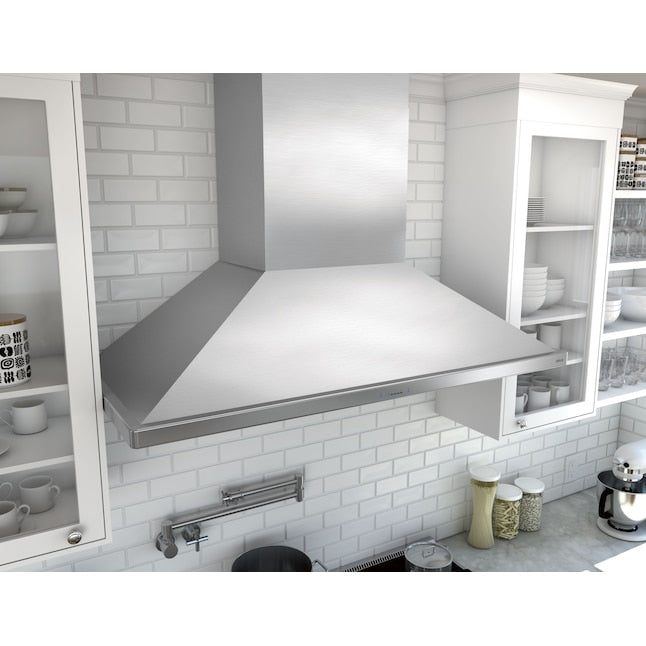 Zephyr 48 inch Ducted 1200-CFM Stainless Steel Wall-Mounted Range Hood