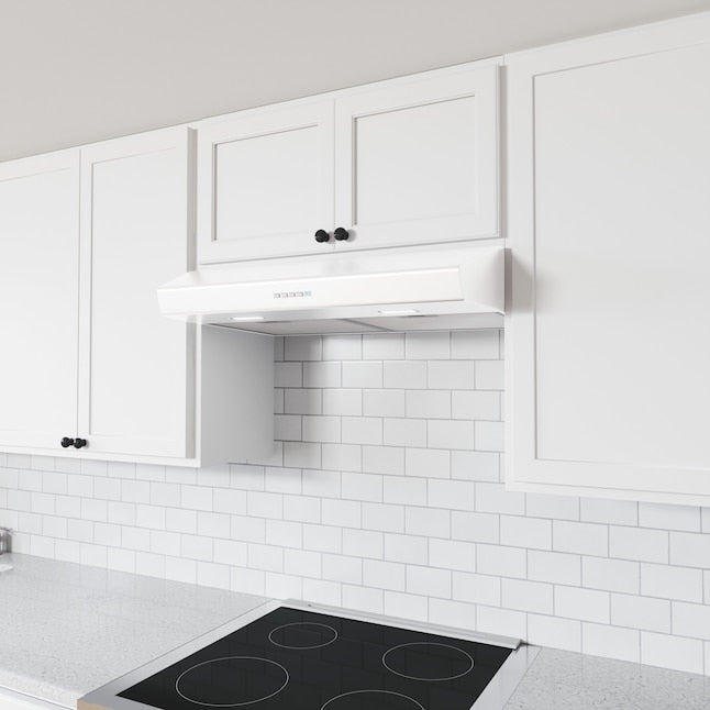 Zephyr 30 inch Convertible 400-CFM White Under Cabinet Range Hood