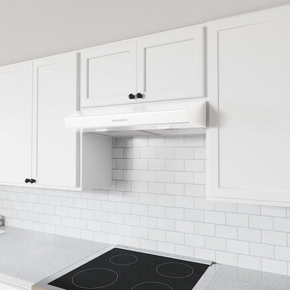 Zephyr 30 inch Convertible 400-CFM White Under Cabinet Range Hood