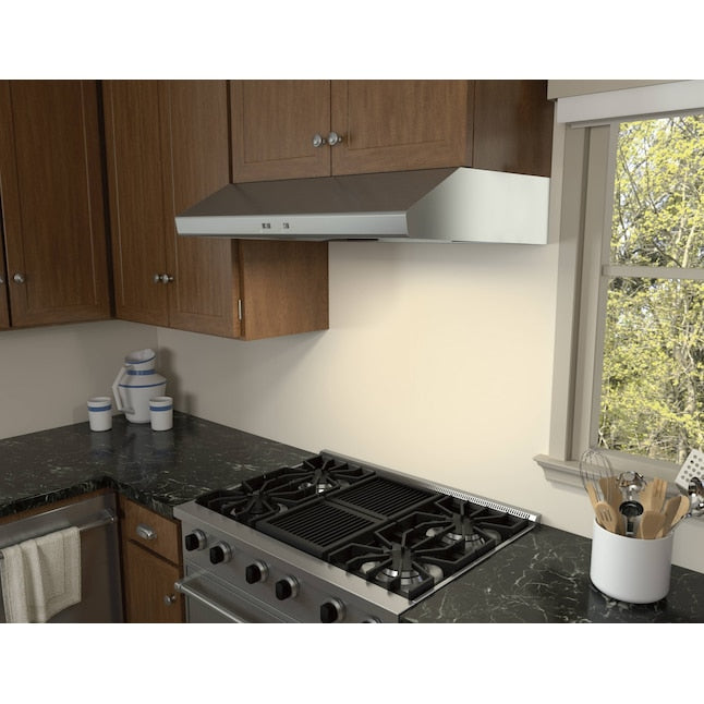 Zephyr 30 inch Ducted 600-CFM Stainless Steel Under Cabinet Range Hood