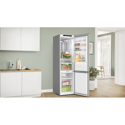 Bosch 800 Series 12.8-cu ft Counter-Depth Built-In Bottom-Freezer Refrigerator with Ice Maker ( Stainless Steel ) ENERGY STAR Certified