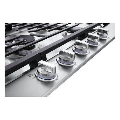 LG 36-in 5 burners Stainless steel Gas Cooktop