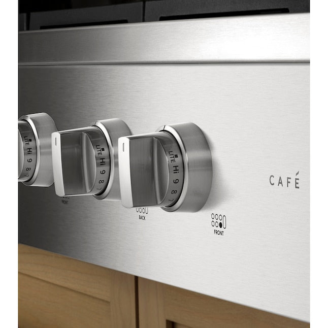 Cafe 36-in 6 burners Stainless steel Gas Cooktop