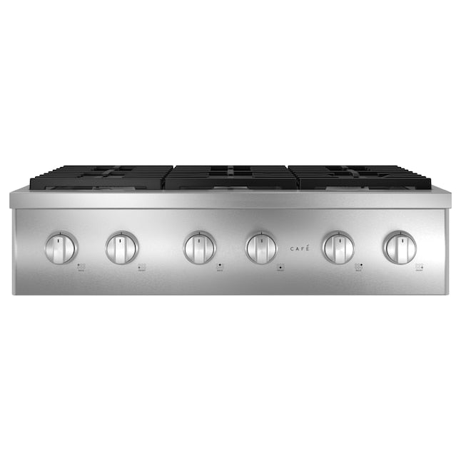 Cafe 36-in 6 burners Stainless steel Gas Cooktop