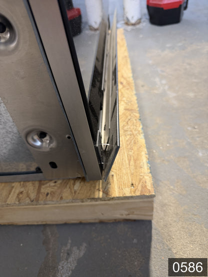 Cafe Modern Glass 30 inch Smart Compatible Single Electric Wall Oven with Air Fry True Convection and Self + Steam Cleaning ( Platinum Glass )