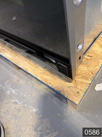 Cafe Modern Glass 30 inch Smart Compatible Single Electric Wall Oven with Air Fry True Convection and Self + Steam Cleaning ( Platinum Glass )