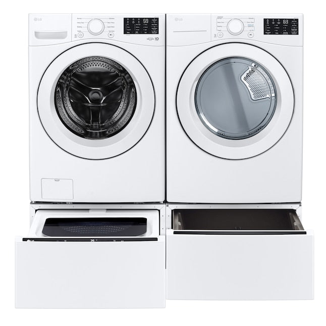 LG 7.4-cu ft Stackable Vented Electric Dryer ( White ) Energy Star Certified