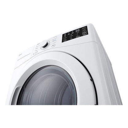 LG 7.4-cu ft Stackable Vented Electric Dryer ( White ) Energy Star Certified