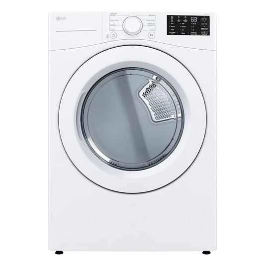 LG 7.4-cu ft Stackable Vented Electric Dryer ( White ) Energy Star Certified