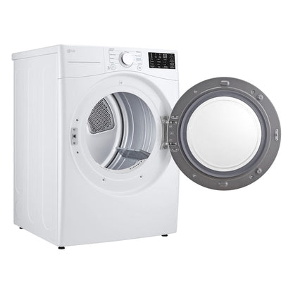 LG 7.4-cu ft Stackable Vented Electric Dryer ( White ) Energy Star Certified
