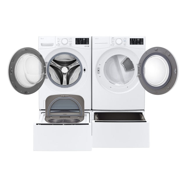 LG 7.4-cu ft Stackable Vented Electric Dryer ( White ) Energy Star Certified