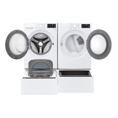 LG 7.4-cu ft Stackable Vented Electric Dryer ( White ) Energy Star Certified