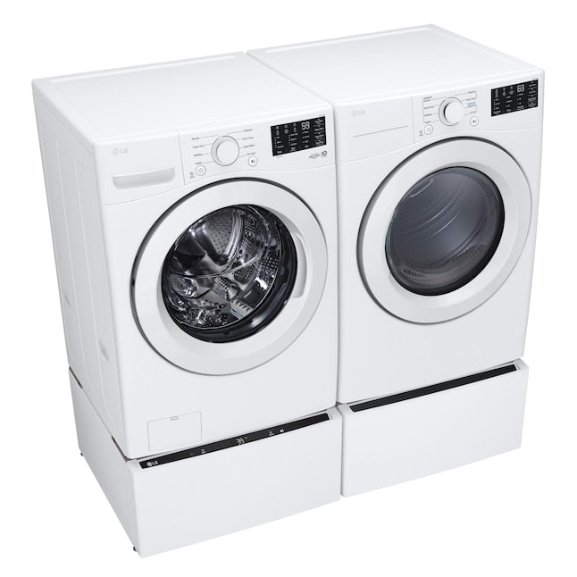LG 7.4-cu ft Stackable Vented Electric Dryer ( White ) Energy Star Certified