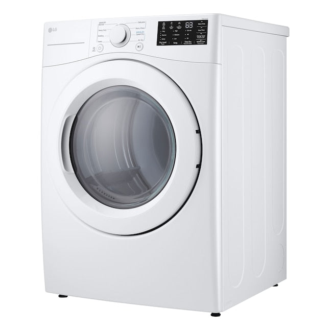 LG 7.4-cu ft Stackable Vented Electric Dryer ( White ) Energy Star Certified