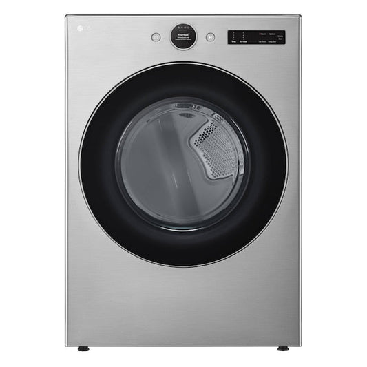 LG TurboSteam 7.4-cu ft Stackable Steam Cycle Vented Electric Dryer ( Graphite Steel ) Energy Star Certified