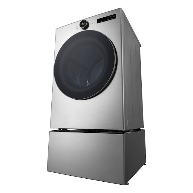 LG TurboSteam 7.4-cu ft Stackable Steam Cycle Vented Electric Dryer ( Graphite Steel ) Energy Star Certified