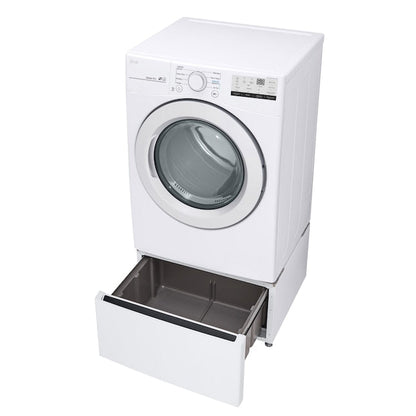 LG 7.4-cu ft Stackable Vented Gas Dryer ( White ) Energy Star Certified