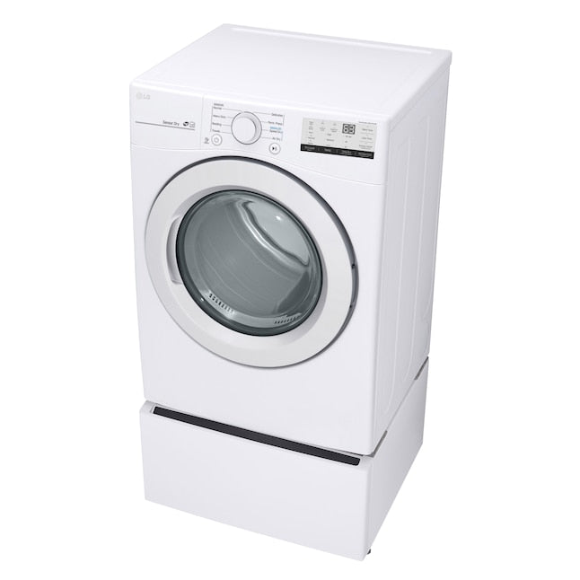 LG 7.4-cu ft Stackable Vented Gas Dryer ( White ) Energy Star Certified