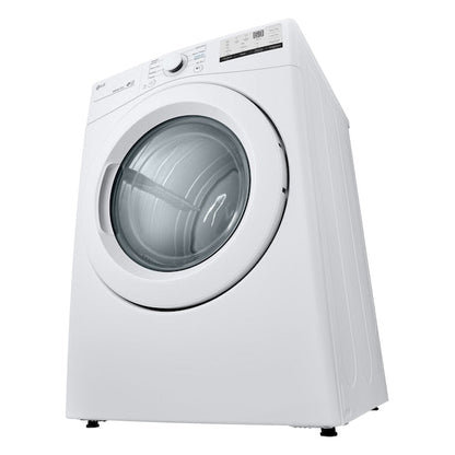 LG 7.4-cu ft Stackable Vented Gas Dryer ( White ) Energy Star Certified