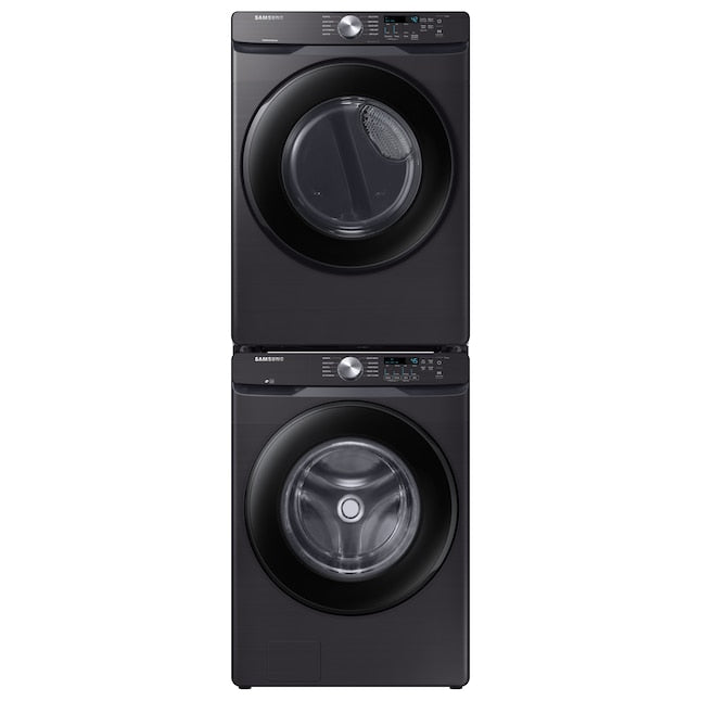 Samsung 7.5-cu ft Stackable Vented Electric Dryer ( Fingerprint Resistant Black Stainless Steel )