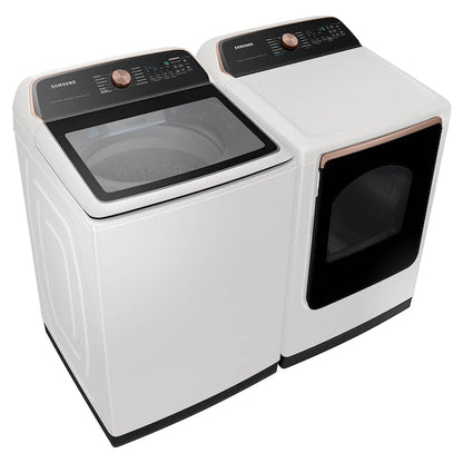Samsung 7.4-cu ft Steam Cycle Vented Smart Compatible Gas Dryer ( Ivory ) Energy Star Certified